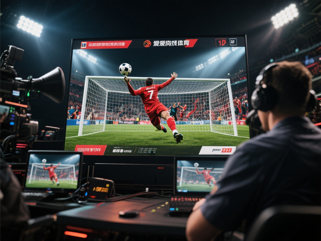 例如，在一场紧张的足球赛事直播中，爱游戏体育可能会